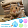 Miniatyrbild 4 av 11: Hamster Träningsboll Transparent Plast 10cm Löparboll För white One-size