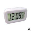 Miniatyrbild 5 av 11: Digital Väckarklocka Batteridriven Snooze Nattlampa Design 5 Färger white One-size