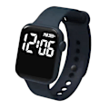 Miniatyrbild 1 av 11: LED Elektronisk Klocka Mode Regnbåge Fyrkantig Silikonklocka Studentarmband Fitness Mode J5O4 Green One size