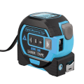 Miniatyrbild 5 av 11: 3 i 1 lasermåttband - Digitalt lasermåttband, exakt yellow 40m
