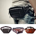 Miniatyrbild 3 av 11: Herr Äkta Läder Clutch Väskor Business Kohud Plånböcker Dragkedja Handväska Skinn Mobilväska Man J8d0 Horizontal black One-size