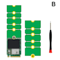 Miniatyrbild 1 av 11: NGFF M.2 SSD-hårddisk 2242 till 2280 2230 till 2280 Tillbehör H Multi-colorB 2230+screwdriver