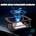 Miniatyrbild 9 av 11: 3D Holografisk Display Ställ Projektor Mobiltelefon Hologram Fäste