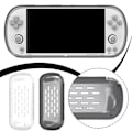 Miniatyrbild 3 av 11: för Chuimi TRIMUI SMART PRO handhållen skyddskåpa spelkonsol skal co P6O1 Transparent black one size