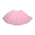 Miniatyrbild 1 av 11: Glitter Barn Mesh Kjol Flickors Dansuppvisning Halv Kjol M5Y7 Kropp L4L5 Pink 1pcs