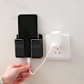 Miniatyrbild 7 av 11: Mobiltelefonhållare Stativ För iPhone Väggfäste Hållare Självhäftande Stativ W0A ST golden One-size