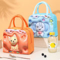 Miniatyrbild 7 av 11: Lunchlåda Väska Bento Väska Stor Kapacitet Förtjockad Bärbar Väska Låda Utomhus Lunch Picknick F3f1 Orange 1pcs