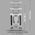 Miniatyrbild 2 av 11: Aluminiumlegering 360 Graders Rotation Cykel Motorcykel Styre Telefonhållare Fäste red onesize