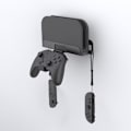 Miniatyrbild 10 av 11: Väggfäste för Switch 2, Metall Väggmonterat Hållarfäste för Switch 2 Spelkonsol, Utrymmesbesparande Vertikalt Ställ Väggmonteringsförvaring