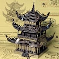 Miniatyrbild 5 av 11: 3D Metall Pussel Yueyang Torn Modell Kit DIY Montera A5 Pussel F5A3 Hot Z9R4