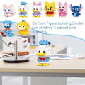 Miniatyrbild 10 av 11: Pedagogisk Byggleksak för Barn med Mikropartiklar, Tecknad Modell, Pussel, Pojkleksak W2 Stitch 1set