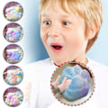 Miniatyrbild 4 av 11: Fidget Leksak Kawaii Plysch Katt Tass Transparent Kub Stress O2 Leksak Lindring I2J3 A9H7 A one-size