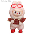 Miniatyrbild 1 av 11: 【Endast Kläder】17cm Labubu Kläder V1/v2 Sittande Party Set Docka Vinyl Kostym Kläder Klänning J8r3 Slurry red suit 1pcs
