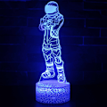 Miniatyrbild 1 av 8: 3D F-ortnite LED-nattlampa 7 färger ändra skrivbord sänglampa touch & fjärrkontroll hem rum dekorationer Swiftie fans Xmas födelsedagspresenter C