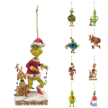 Miniatyrbild 2 av 2: God Jul Grinch Ornament Julgran Hängande Dekoration C