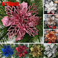 Miniatyrbild 1 av 3: Julgranspynt 10 st Konstgjorda Blommor Bröllopsdekoration red 10PCS