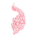 Pikkukuva 2 / 5: 40 KPL Riikinkukko Viinilasikortti / Hääpöydän Koriste / Luova Pink 40 PCS