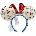 Pikkukuva 1 / 5: Holiday Lodge Lumihiutale Paljetti Minnie Mouse Korvapanta Hiuspanta Alice-panta