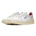 Miniatyrbild 2 av 6: AUTRY 01 LOW LÄDER OCH MOCKA SNEAKER Löparskor Träningsskor Grey White Red 41