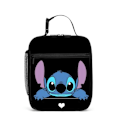 Miniatyrbild 1 av 7: Barn söt Lilo & Stitch isolerad lunchlåda väska för pojkar & flickor, söt matpaket för picknick skola #3