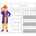 Pikkukuva 4 / 4: Charlie ja suklaatehdas Cosplay-asu, Willy Wonka Cosplay-asu, Halloween-esitysasuste #3-Wonka Orange Hat M