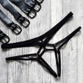 Miniatyrbild 4 av 6: Dam Tanga Trosor Crotchless Underkläder G-String Trosor Black M
