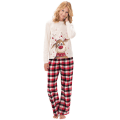 Pikkukuva 2 / 5: Joulu pitkähihainen T-paita housut setti juhla perhe pyjamat Mother 4XL