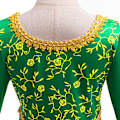 Miniatyrbild 7 av 8: Flickans Shrek Fiona Rollspelskostym Grön Klänning Långärmad Vuxen Prinsessklänning Halloweenfestkostym 130cm