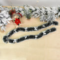 Miniatyrbild 2 av 4: Julkrans Dekoration Hem Ornament Silver 2M