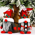 Miniatyrbild 4 av 5: Jultomte Docka utan Ansikte Blyertsdocka Rolig Plyschdocka Boy