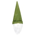 Miniatyrbild 4 av 5: 3 stycken julvinflaskeöverdrag med hängande tomtar Green 3PCS
