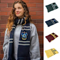 Miniatyrbild 1 av 5: Harry Potter Halsduk Mjuk Klassisk Vinterstickad Halsduk Ravenclaw