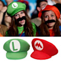 Pikkukuva 1 / 2: Mario Unisex -hattu, asusteet Halloween-roolileikkipuku red