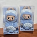 Miniatyrbilde 4 av 5: POP MART The Monsters Labubu Blind Box Samlefigur - Pop Mart Spennende Macaron Plysj Nøkkelring Utgave (1 Blind Box, 17cm)
