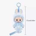 Miniatyrbilde 2 av 5: POP MART The Monsters Labubu Blind Box Samlefigur - Pop Mart Spennende Macaron Plysj Nøkkelring Utgave (1 Blind Box, 17cm)