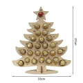Miniatyrbild 4 av 7: Julkalender i Trä för Choklad, Dekoration för Fest Elk
