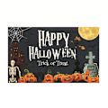 Pikkukuva 2 / 3: Halloween-kurpitsat taustakoristeena sohville ja pihoille C