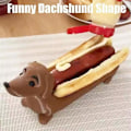 Miniatyrbilde 2 av 5: Pølsehundbrett, Dachshundbrett, Sushi Serveringsbrett Godteriskål Dachshund Middagstallerken, Morsomt Pølsehundbrett, for Godteri, Snacks Dark Brown