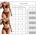 Miniatyrbilde 3 av 3: Dame Blonde Undertøysett Push Up BH Truser Underbukser M