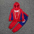 Miniatyrbild 2 av 9: Barn Spiderman Cosplay Set Hoodie Tröja + Byxor Tracksuit Blue