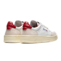 Miniatyrbild 3 av 6: AUTRY 01 LOW LÄDER OCH MOCKA SNEAKER Löparskor Träningsskor Grey White Red 39