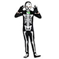 Pikkukuva 1 / 4: Lasten luuranko pyjama jumpsuit Halloween-body M