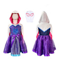 Pikkukuva 1 / 5: Gwen Mekko Tyttöjen Cosplay-mekot Lasten Spider-Gwen Naamiaisasu Halloween Cosplay-asut 100cm