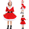 Miniatyrbild 1 av 5: Jultomte Klänning för Flickor, Jul Cosplay Kläder M