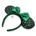 Miniatyrbillede 3 af 5: Ører Smaragdgrønne Pailletter Minnie Mouse Disneyland Parker Paillet Hårbøjle Kvinder