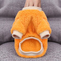 Miniatyrbillede 3 af 5: Kæledyrs fleece tøj til hvalp varm jumper sweater frakke Orange L