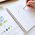 Miniatyrbillede 2 af 5: Akvarel Workbook 12 Farver Akvarel Øvelsesbog Malersæt Til Begyndere Baking