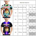 Miniatyrbild 2 av 2: Roblox T-shirt för barn, pojkar och flickor, kortärmad B 7-8 Years = EU 122-128