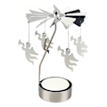 Miniatyrbillede 1 af 2: Roterende Lysestage Te-lys Holder Angel