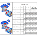 Miniatyrbild 2 av 2: Paw Patrol Tryckt Pojkars 3-Delat Baddräkt Badkläder Strandkläder Simdräkt Toppar Shorts Hatt Set L